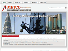 Tablet Screenshot of metcosaudi.com